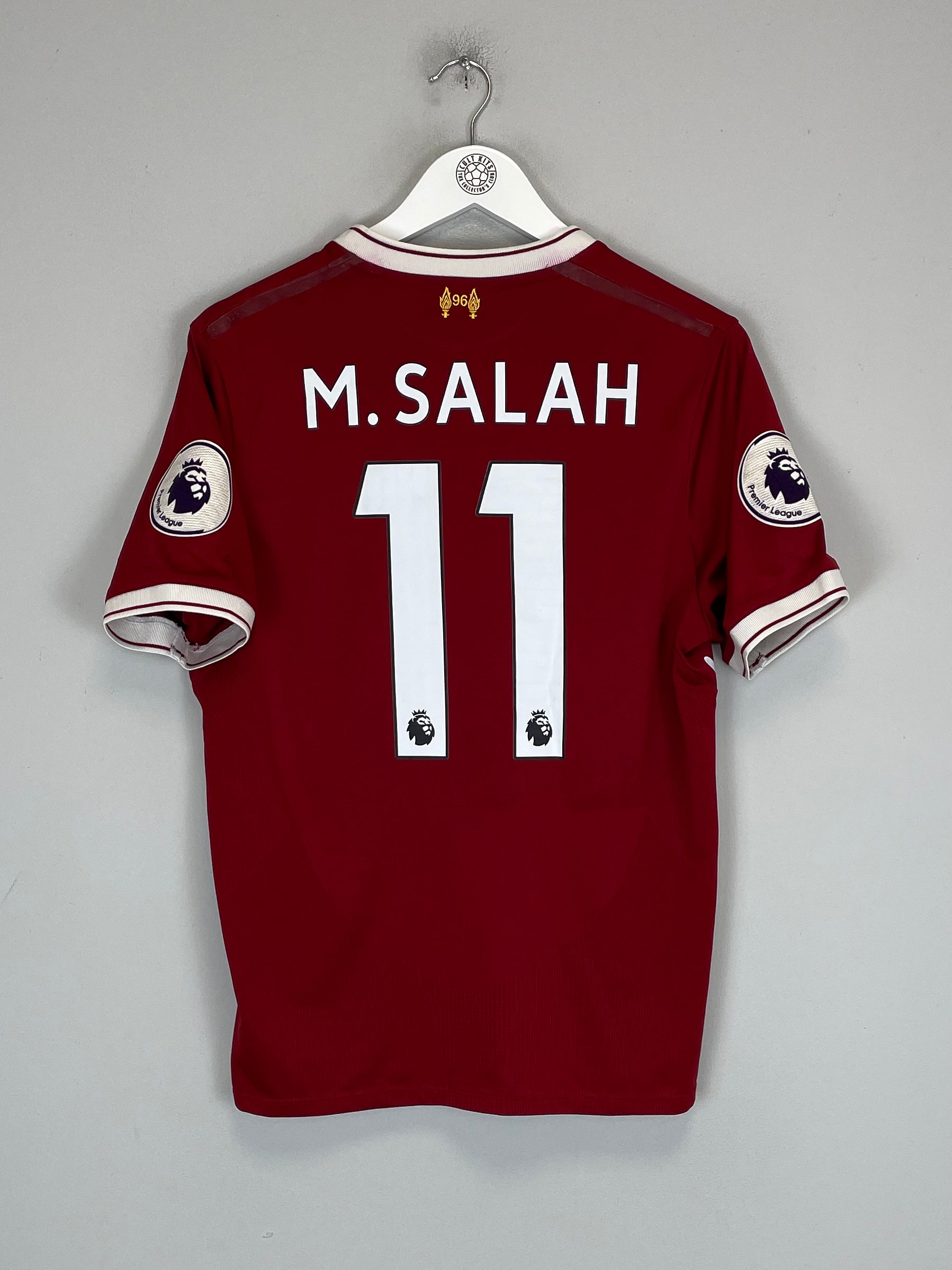 Shop 2017/18 LIVERPOOL M.SALAH #11 HOME SHIRT (S) NEW BALANCE, classic football shirts, vintage football shirts & retro soccer jerseys at Cult Kits