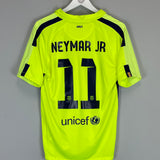 2014/15 BARCELONA NEYMAR JR #11 THIRD SHIRT (M) NIKE