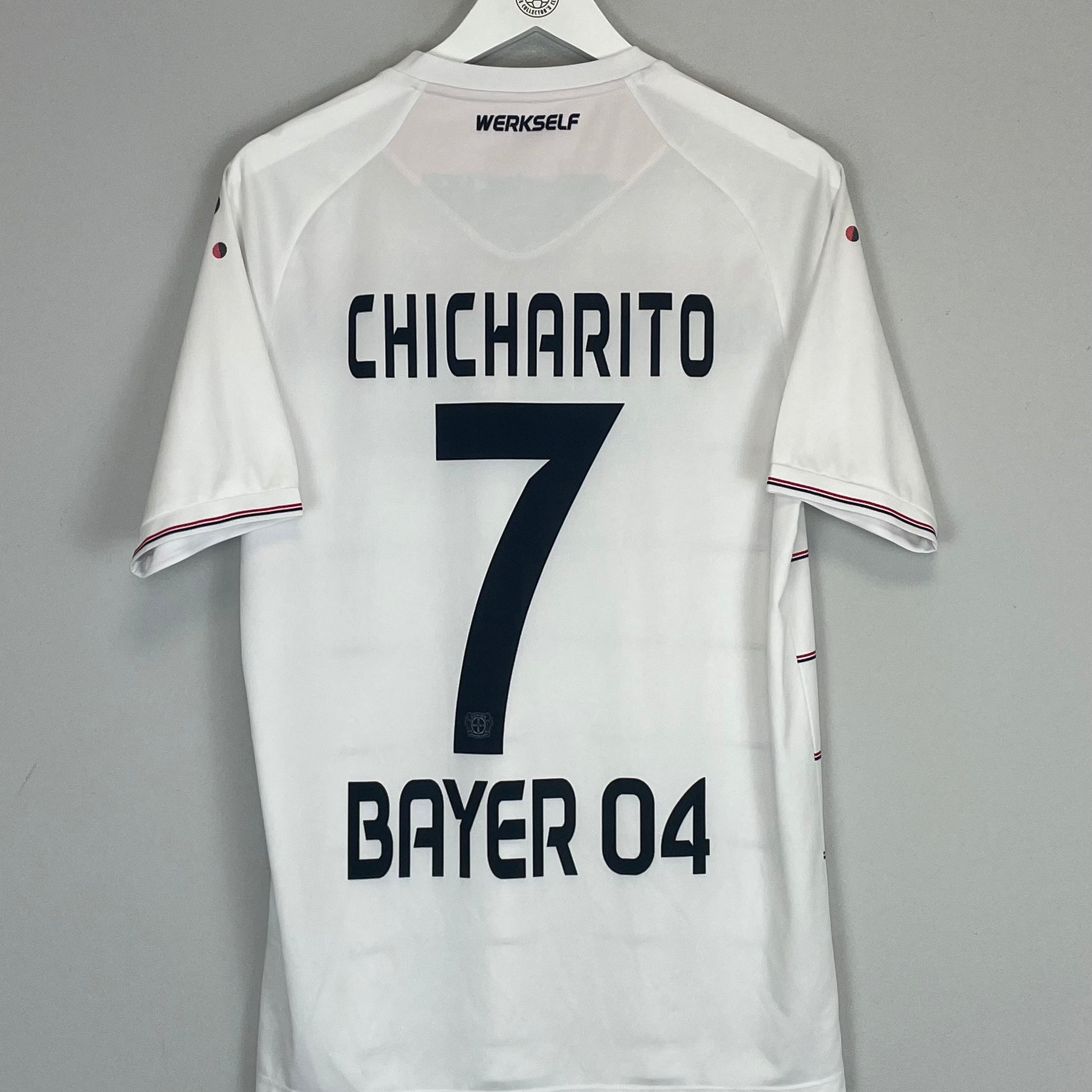 Shop 2016/17 LEVERKUSEN CHICHARITO #7 AWAY SHIRT (S) JAKO, classic football shirts, vintage football shirts & retro soccer jerseys at Cult Kits