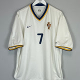 2000/02 PORTUGAL FIGO #7 AWAY SHIRT (XL) NIKE