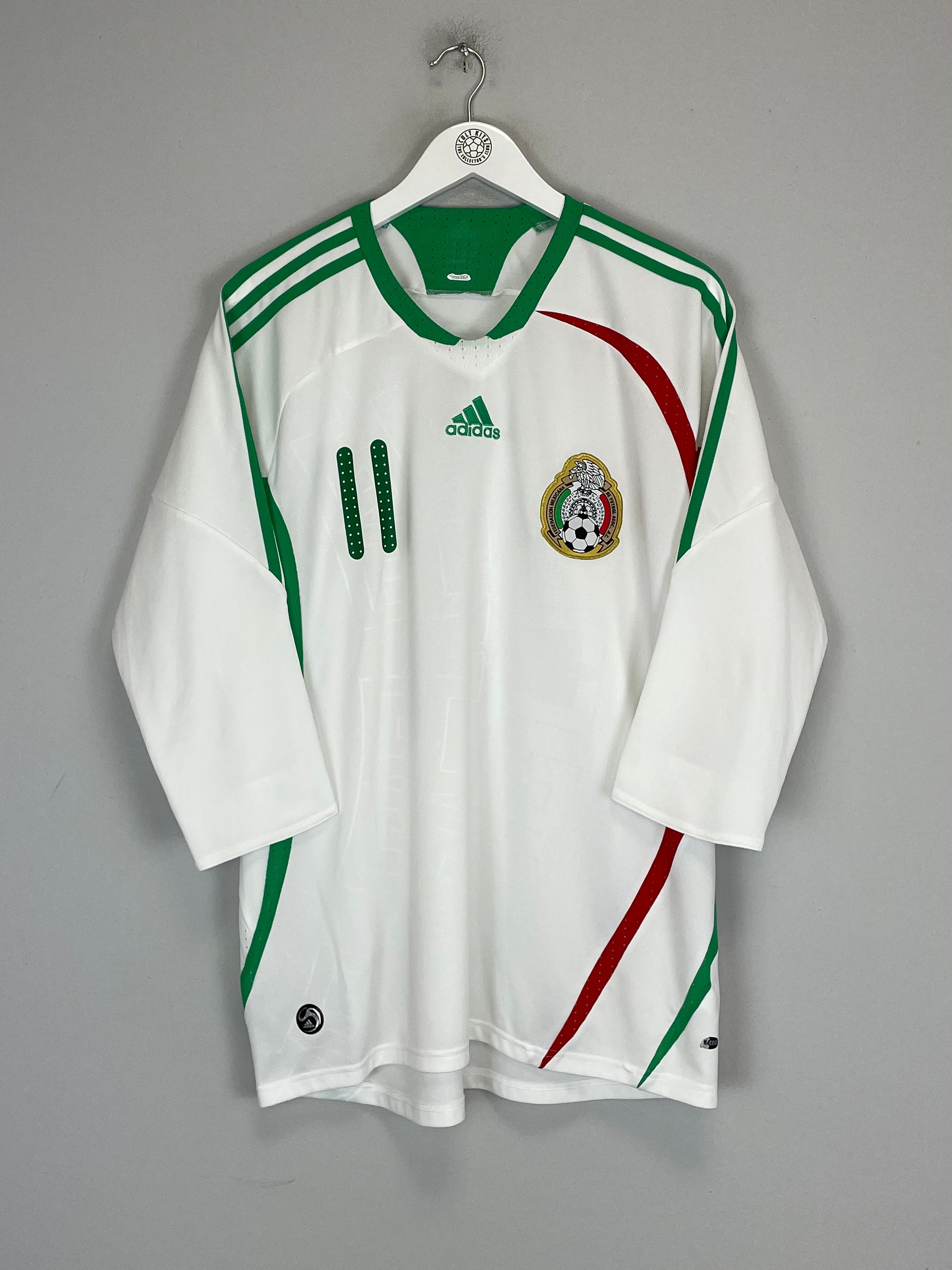 Shop 2008/09 MEXICO C.VELA #11 AWAY SHIRT (L) ADIDAS, classic football shirts, vintage football shirts & retro soccer jerseys at Cult Kits