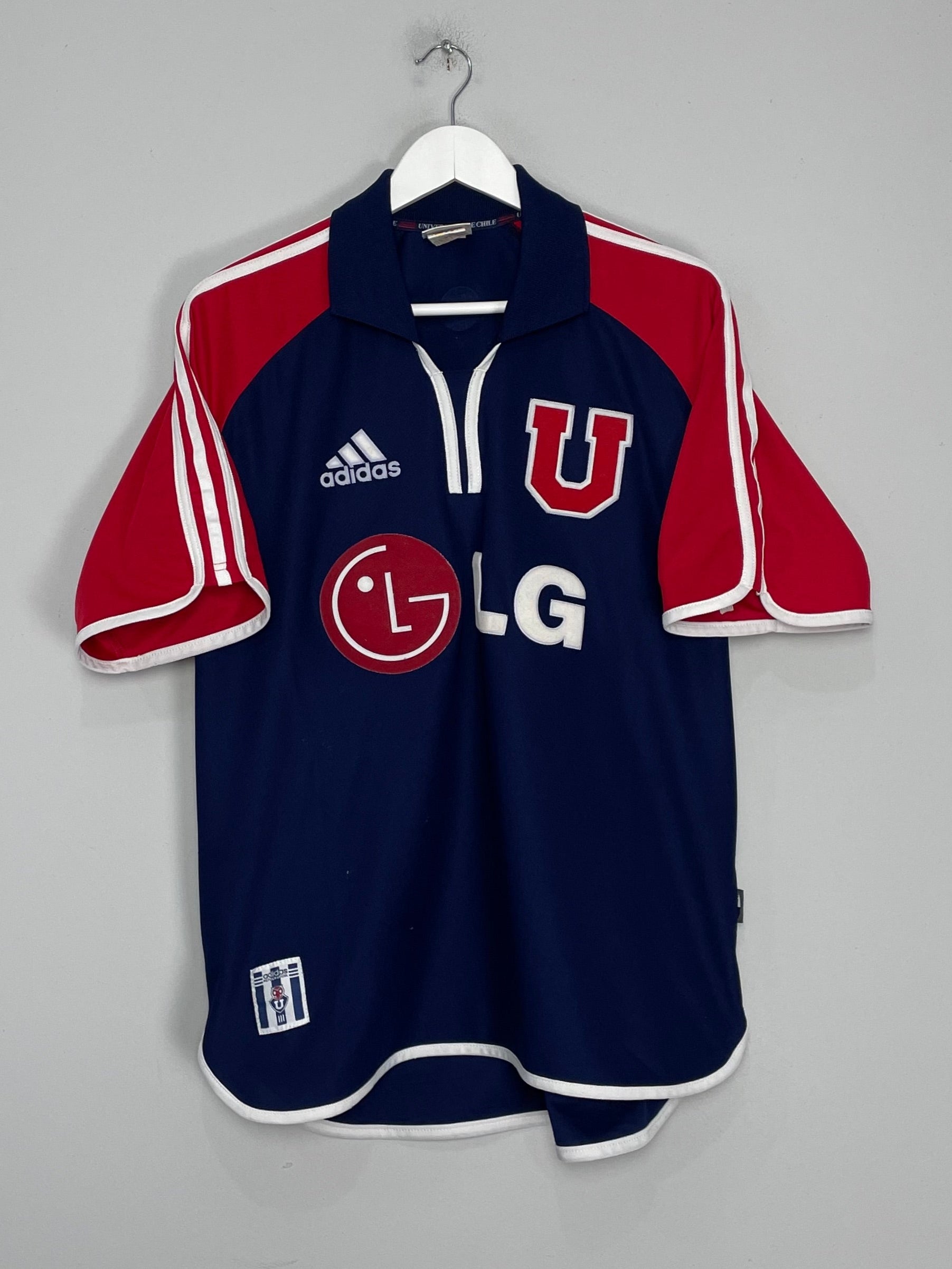 Shop 2001/02 UNIVERSIDAD DE CHILE HOME SHIRT (L) ADIDAS, classic football shirts, vintage football shirts & retro soccer jerseys at Cult Kits