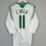 Shop 2008/09 MEXICO C.VELA #11 AWAY SHIRT (L) ADIDAS, classic football shirts, vintage football shirts & retro soccer jerseys at Cult Kits