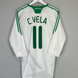 Shop 2008/09 MEXICO C.VELA #11 AWAY SHIRT (L) ADIDAS, classic football shirts, vintage football shirts & retro soccer jerseys at Cult Kits