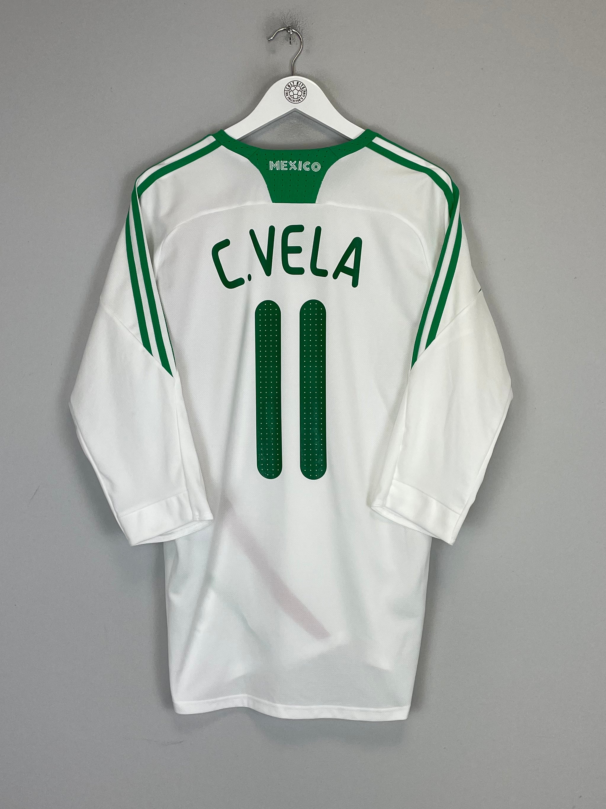 Shop 2008/09 MEXICO C.VELA #11 AWAY SHIRT (L) ADIDAS, classic football shirts, vintage football shirts & retro soccer jerseys at Cult Kits