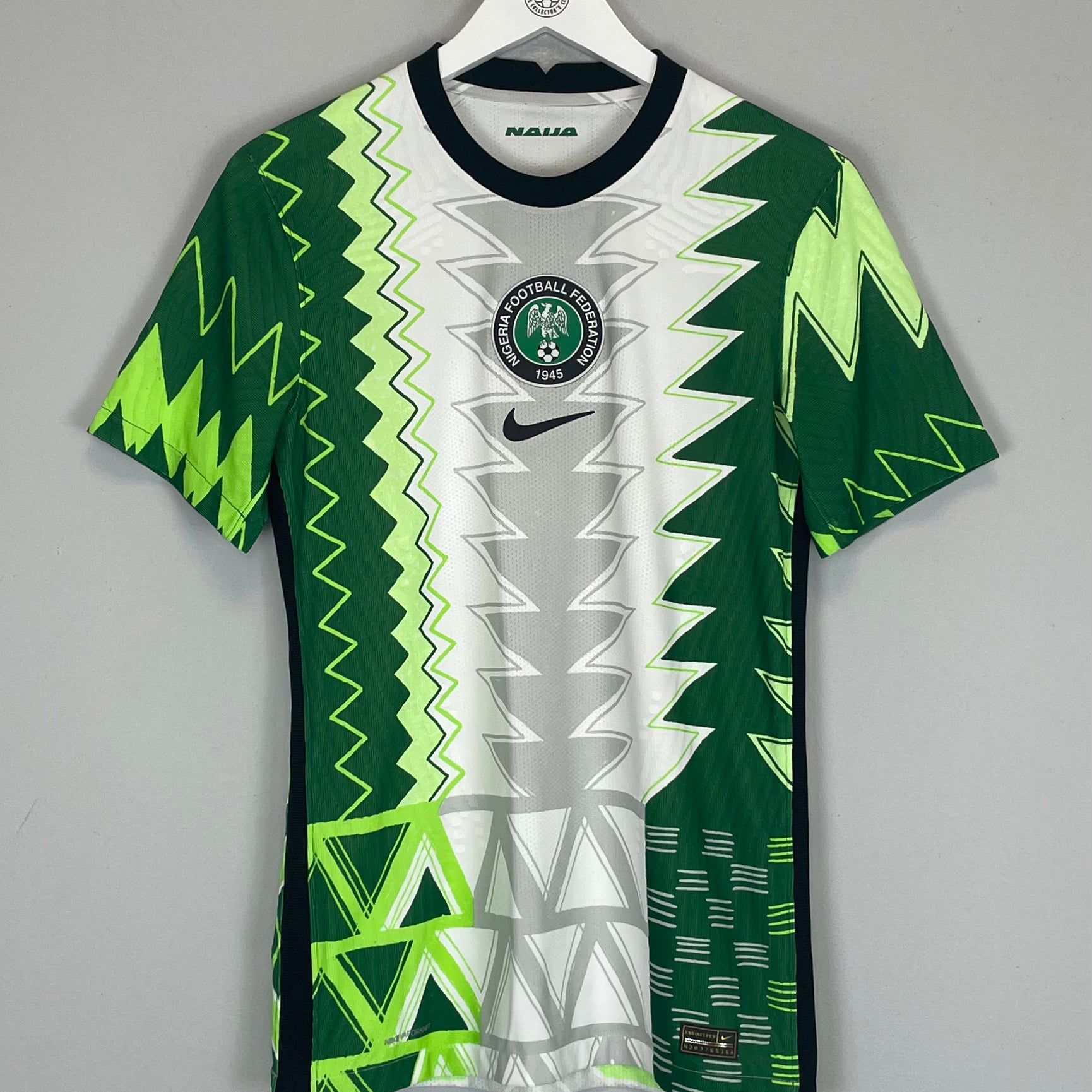 Shop 2020/21 NIGERIA *VAPORKNIT* HOME SHIRT (S) NIKE, classic football shirts, vintage football shirts & retro soccer jerseys at Cult Kits