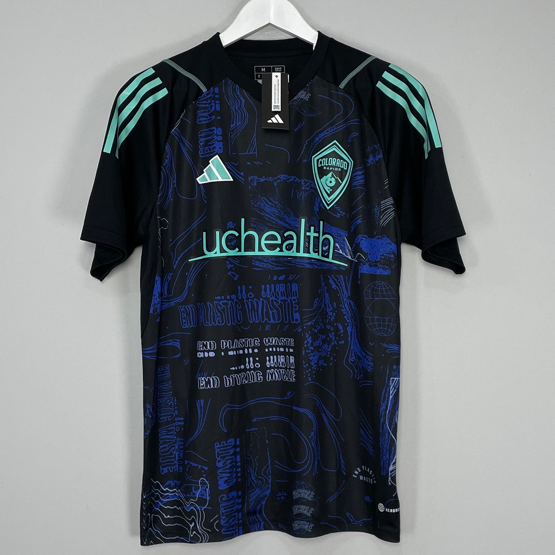 Shop 2023 COLORADO RAPIDS *BNWT* ONEPLANET (M) ADIDAS, classic football shirts, vintage football shirts & retro soccer jerseys at Cult Kits