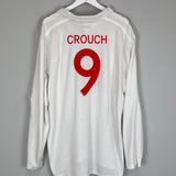 2009/10 ENGLAND CROUCH #9 L/S HOME SHIRT (XXL) UMBRO