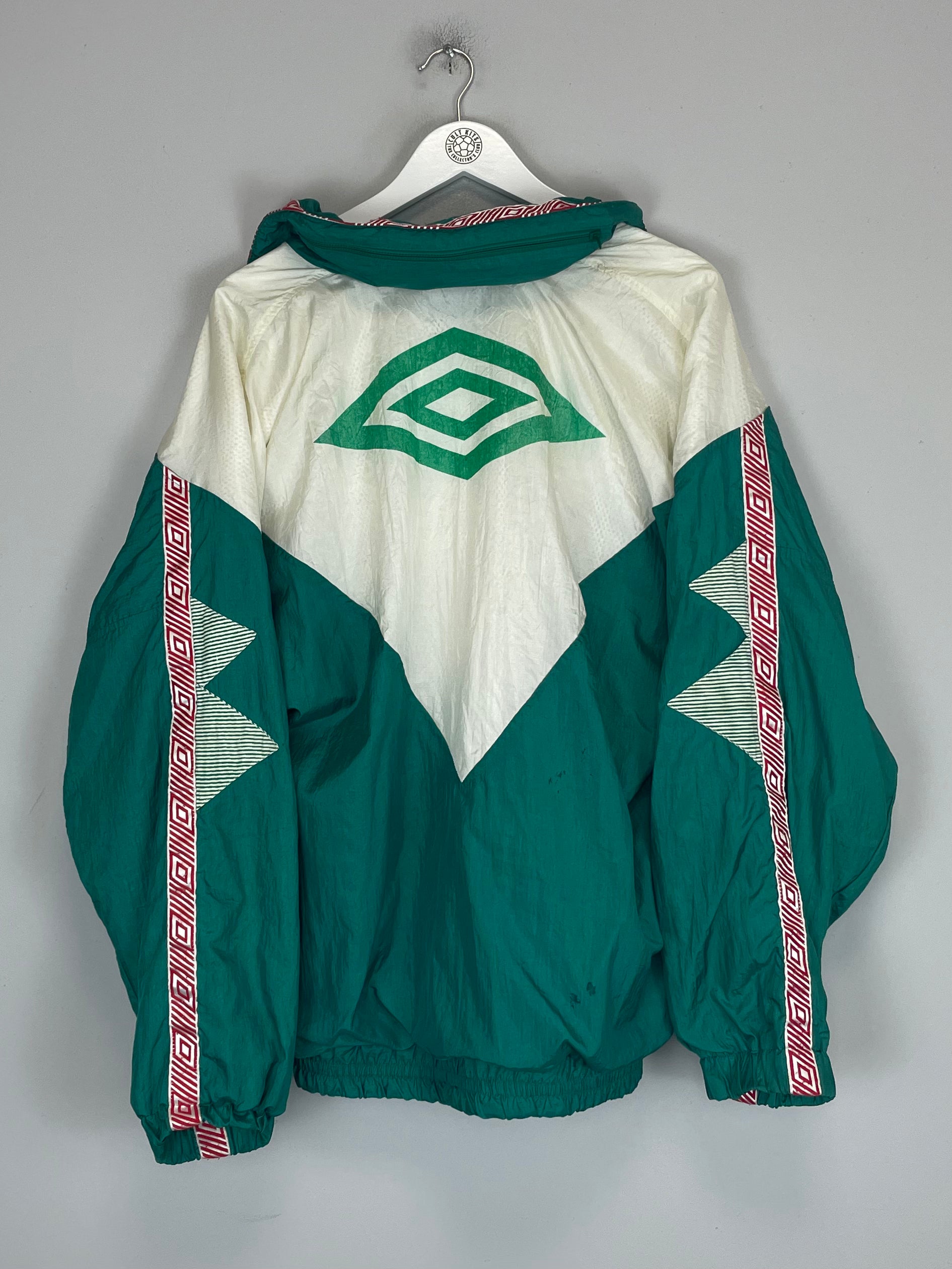 Shop 1993/94 MEXICO TRACK JACKET (M) UMBRO, classic football shirts, vintage football shirts & retro soccer jerseys at Cult Kits