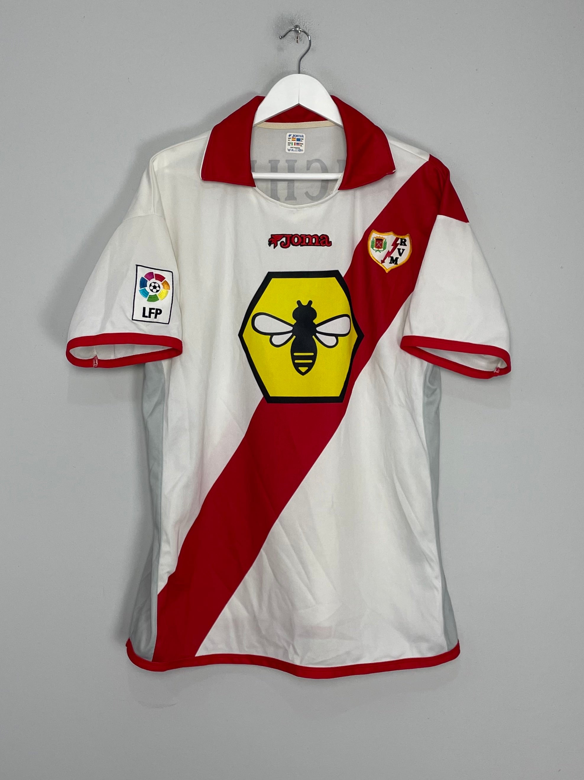 Shop 2004/05 RAYO VALLECANO MICHEL #8 HOME SHIRT (XL) JOMA, classic football shirts, vintage football shirts & retro soccer jerseys at Cult Kits