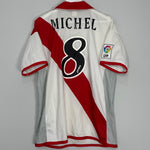 Shop 2004/05 RAYO VALLECANO MICHEL #8 HOME SHIRT (XL) JOMA, classic football shirts, vintage football shirts & retro soccer jerseys at Cult Kits