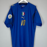 2006 ITALY TOTTI #10 HOME SHIRT (XXL) PUMA