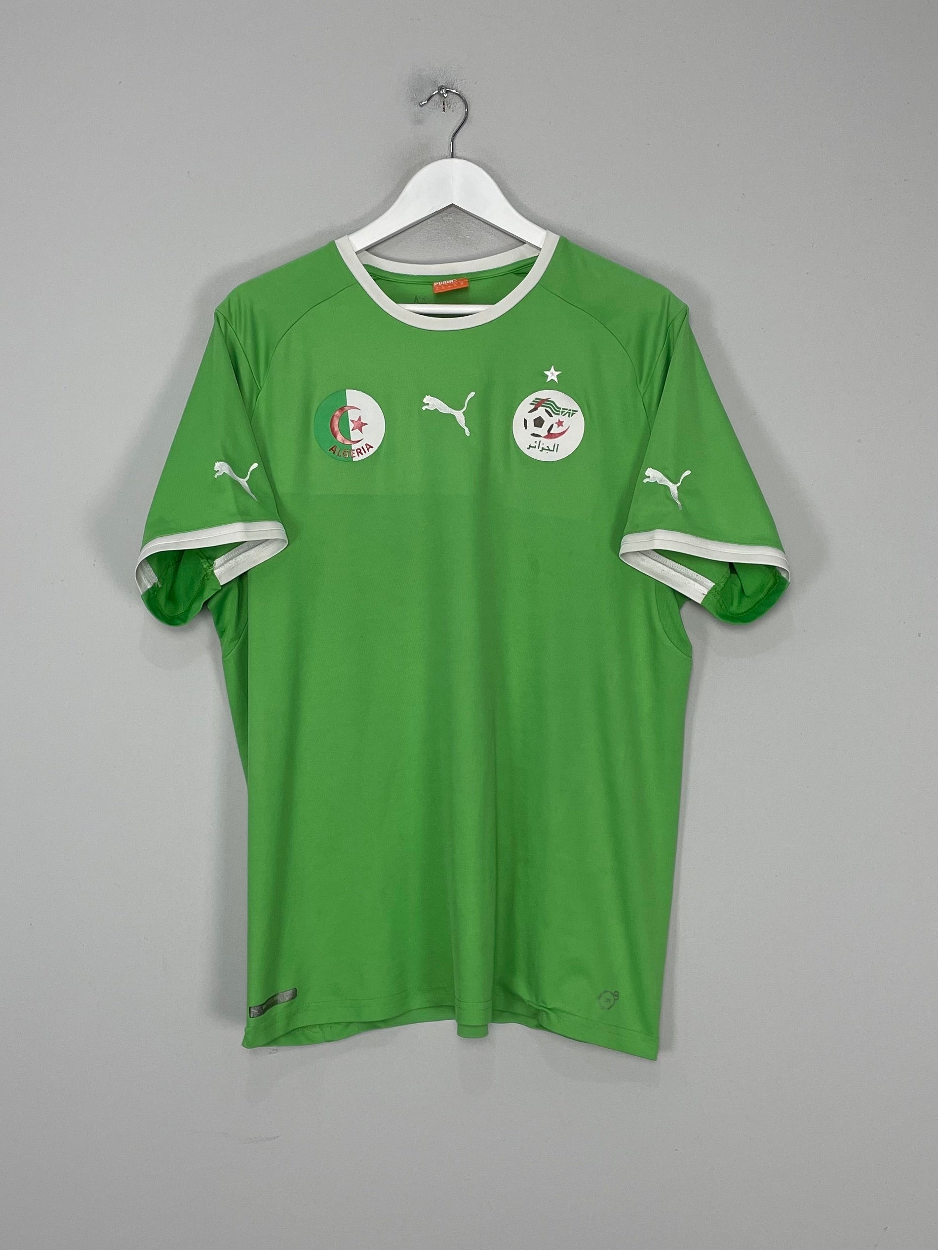 Shop 2014/15 ALGERIA AWAY SHIRT (XL) PUMA, classic football shirts, vintage football shirts & retro soccer jerseys at Cult Kits
