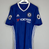 Shop 2016/17 CHELSEA HAZARD #10 HOME SHIRT (L) ADIDAS, classic football shirts, vintage football shirts & retro soccer jerseys at Cult Kits