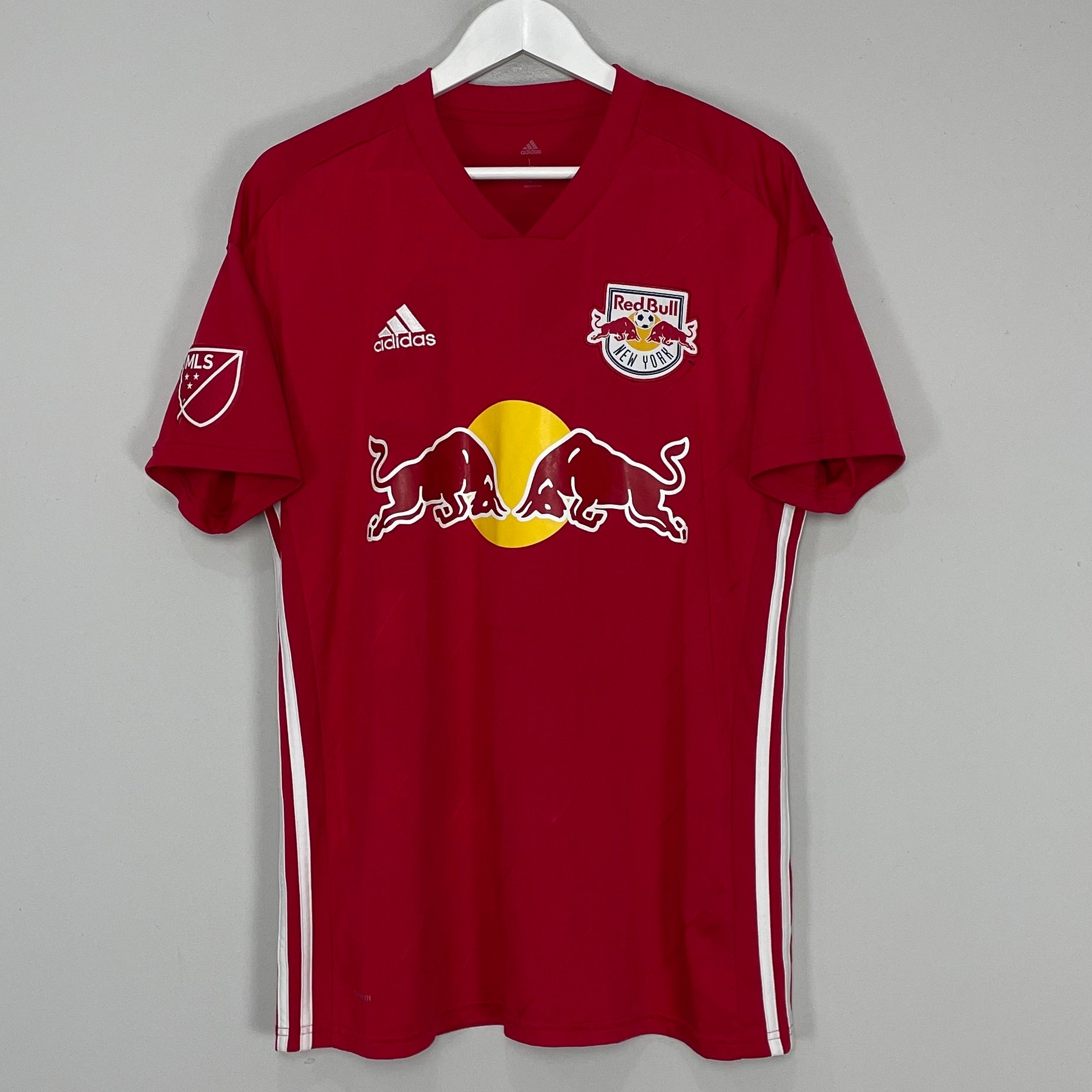 Shop 2018/19 NEW YORK RED BULLS AWAY SHIRT (L) ADIDAS, classic football shirts, vintage football shirts & retro soccer jerseys at Cult Kits