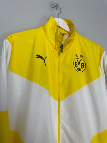 2021/22 DORTMUND PRE MATCH WINDBREAKER JACKET (L) PUMA