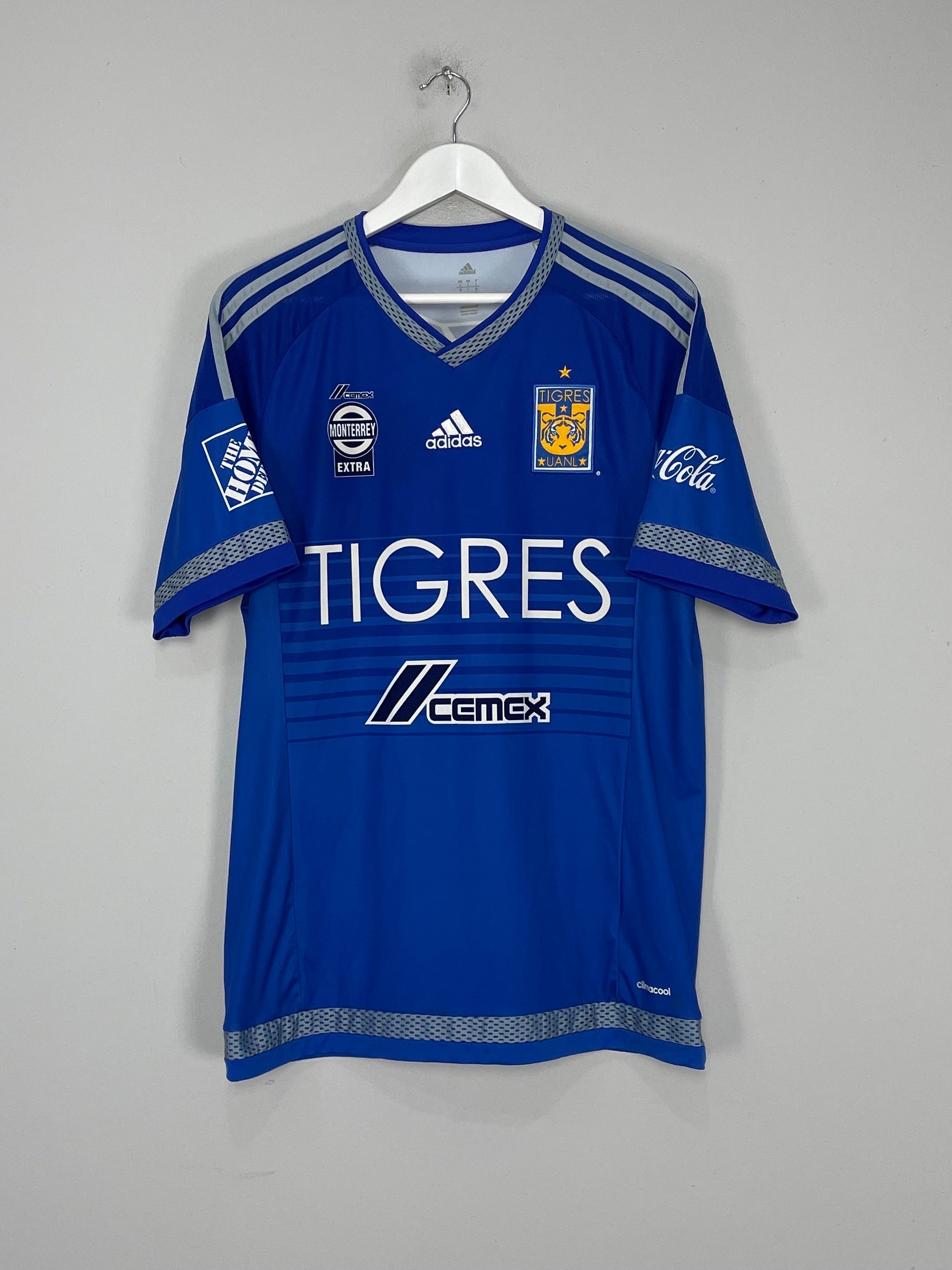 Shop 2015/16 TIGRES AWAY SHIRT (L) ADIDAS, classic football shirts, vintage football shirts & retro soccer jerseys at Cult Kits