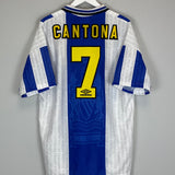 1994/96 MANCHESTER UNITED CANTONA #7 THIRD SHIRT (XL) UMBRO
