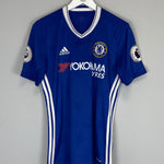 Shop 2016/17 CHELSEA HAZARD #10 HOME SHIRT (M) ADIDAS, classic football shirts, vintage football shirts & retro soccer jerseys at Cult Kits