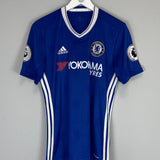 Shop 2016/17 CHELSEA HAZARD #10 HOME SHIRT (M) ADIDAS, classic football shirts, vintage football shirts & retro soccer jerseys at Cult Kits