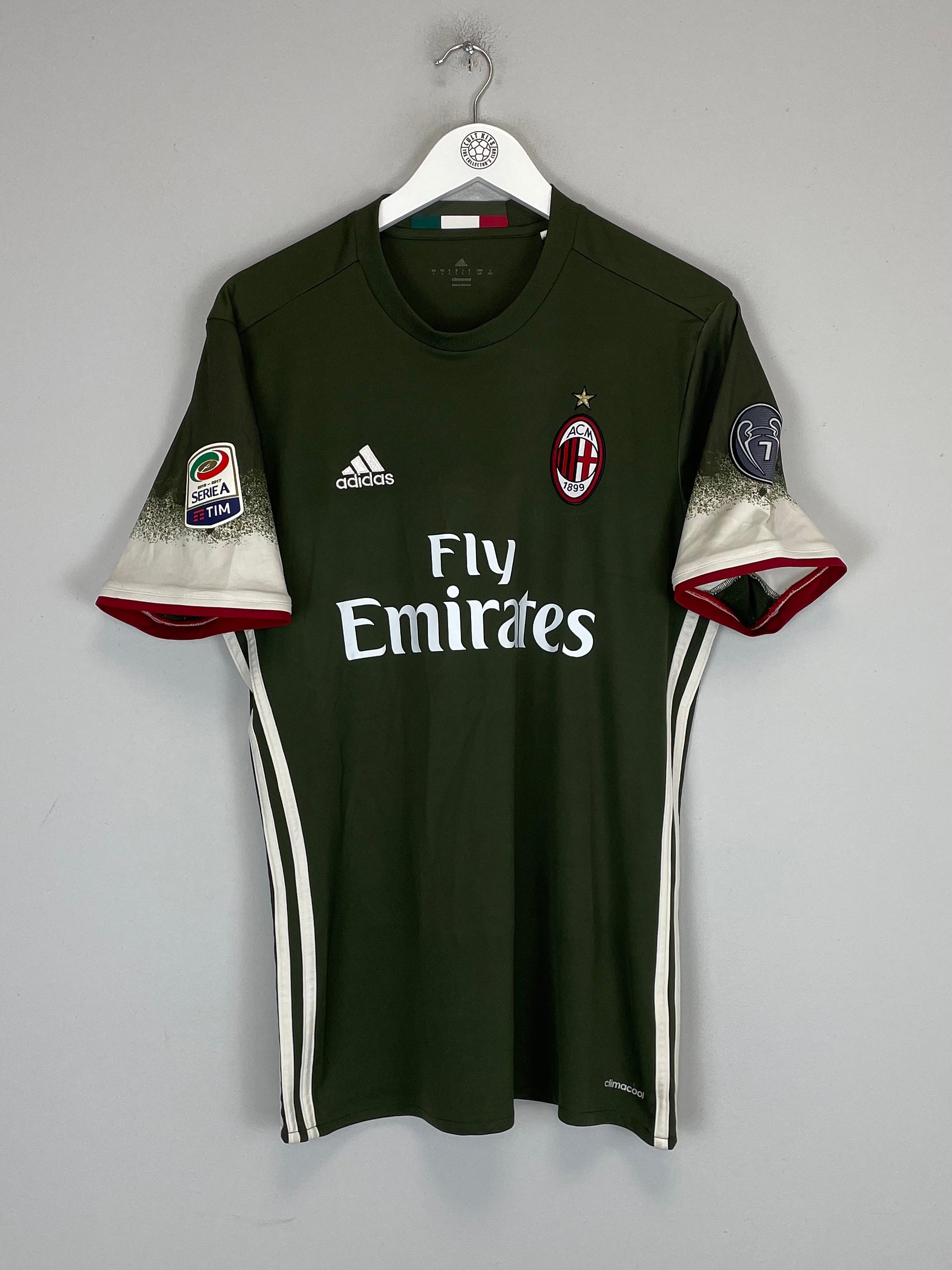 Shop 2016/17 AC MILAN HONDA #10 THIRD SHIRT (L) ADIDAS, classic football shirts, vintage football shirts & retro soccer jerseys at Cult Kits
