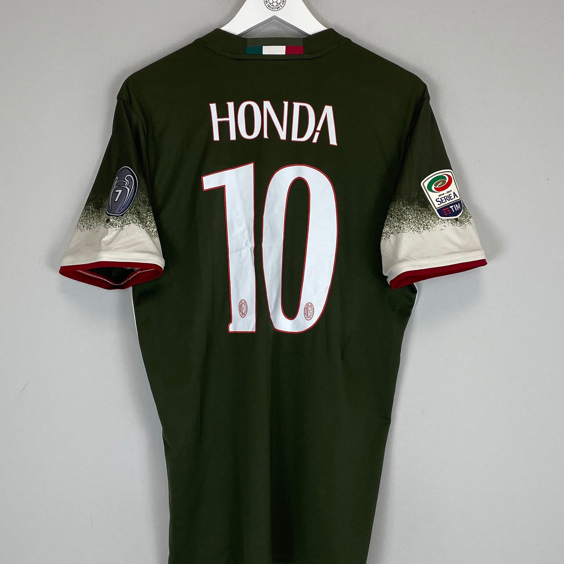 Shop 2016/17 AC MILAN HONDA #10 THIRD SHIRT (L) ADIDAS, classic football shirts, vintage football shirts & retro soccer jerseys at Cult Kits