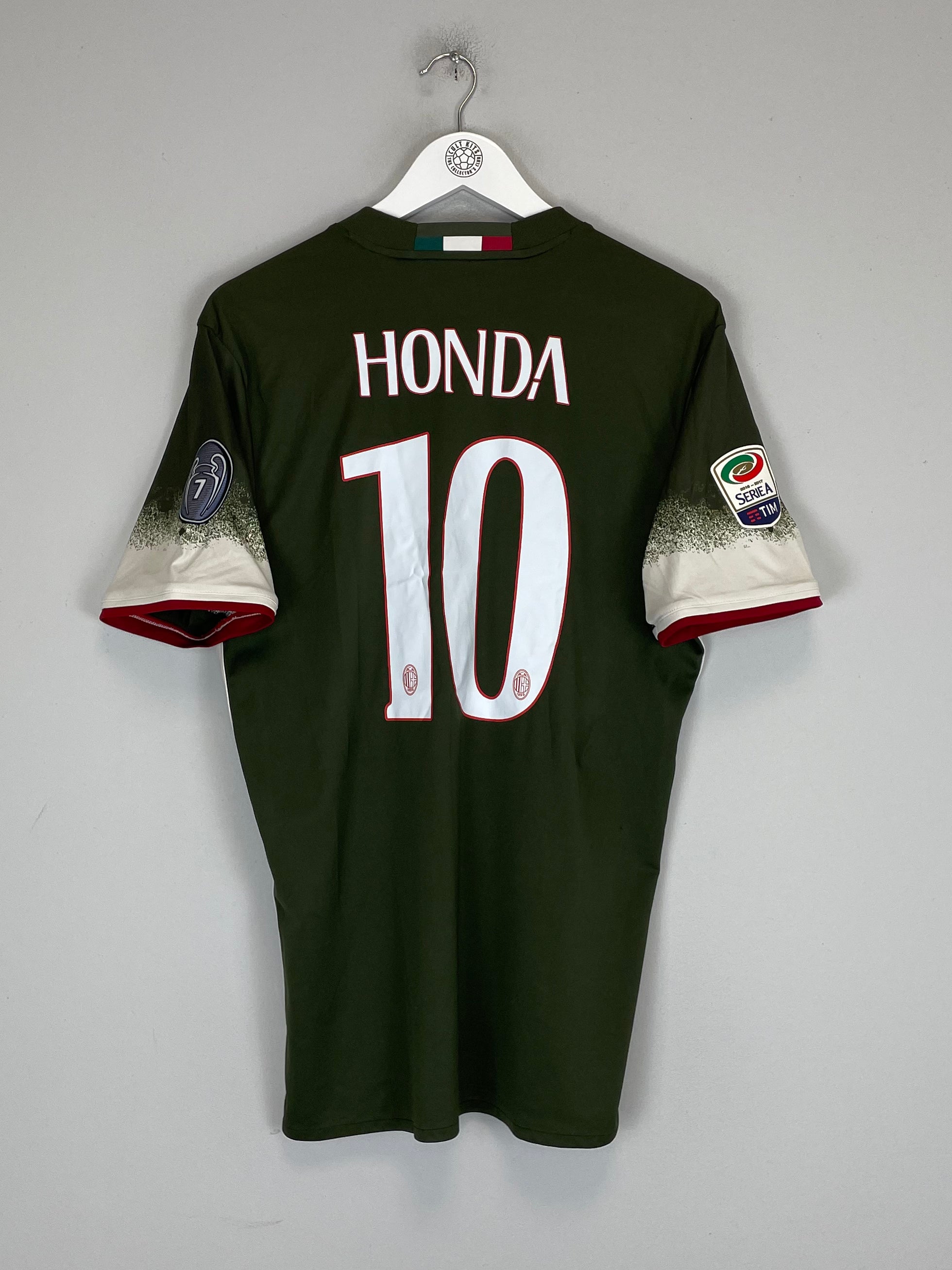 Shop 2016/17 AC MILAN HONDA #10 THIRD SHIRT (L) ADIDAS, classic football shirts, vintage football shirts & retro soccer jerseys at Cult Kits