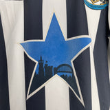 1993/95 NEWCASTLE UNITED HOME SHIRT (M) ASICS