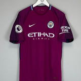 2017/18 MANCHESTER CITY KUN AGUERO #10 AWAY SHIRT (L) NIKE