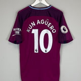 2017/18 MANCHESTER CITY KUN AGUERO #10 AWAY SHIRT (L) NIKE