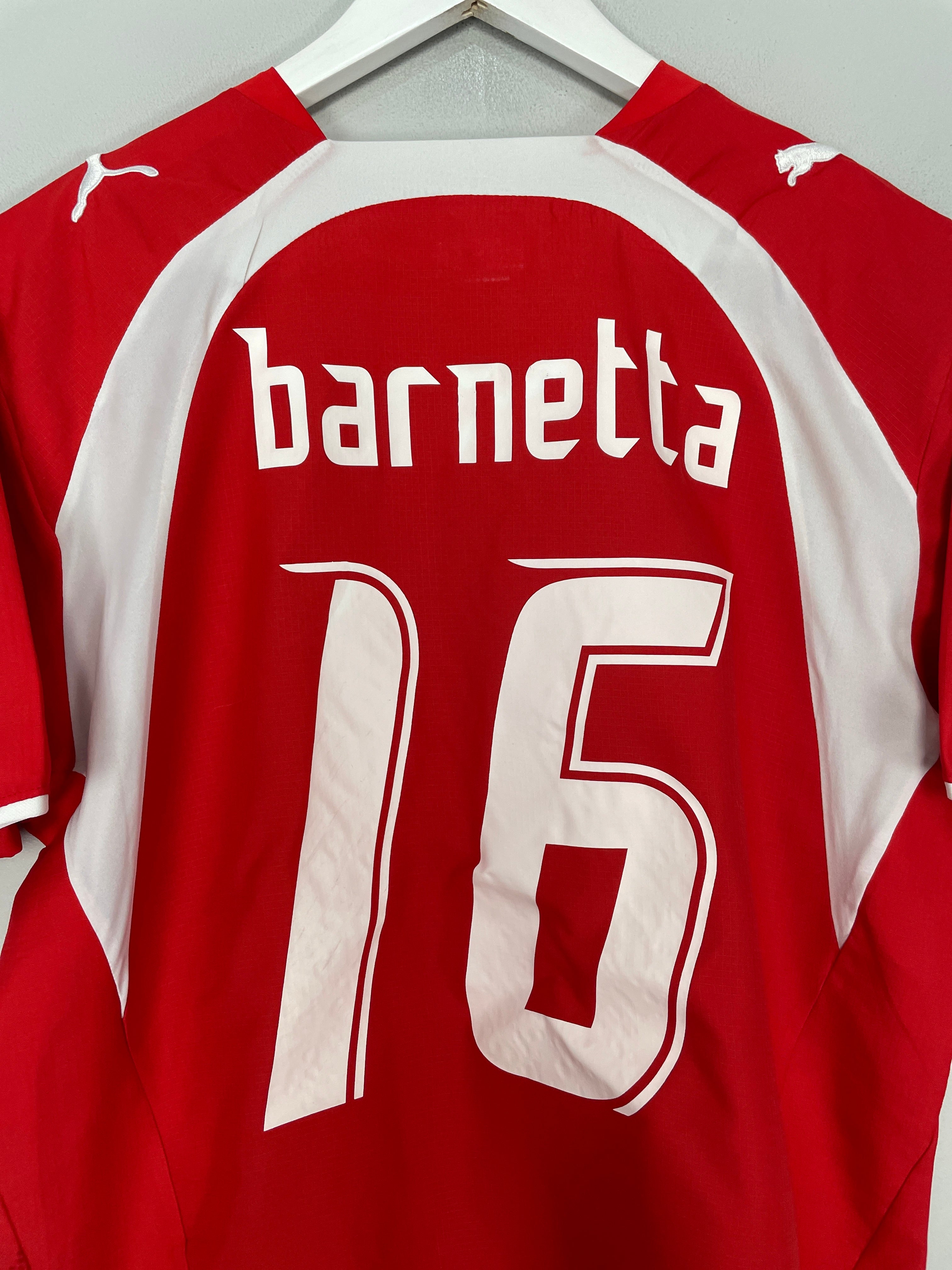 Shop 2006/08 SWITZERLAND BARNETTA #16 HOME SHIRT (M) PUMA, classic football shirts, vintage football shirts & retro soccer jerseys at Cult Kits