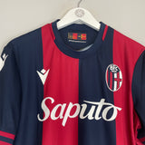 Shop 2024/25 BOLOGNA HOME SHIRT (L) MACRON, classic football shirts, vintage football shirts & retro soccer jerseys at Cult Kits