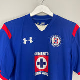 Shop 2014/15 CRUZ AZUL GIMENEZ #10 HOME SHIRT (M) UNDER ARMOUR, classic football shirts, vintage football shirts & retro soccer jerseys at Cult Kits