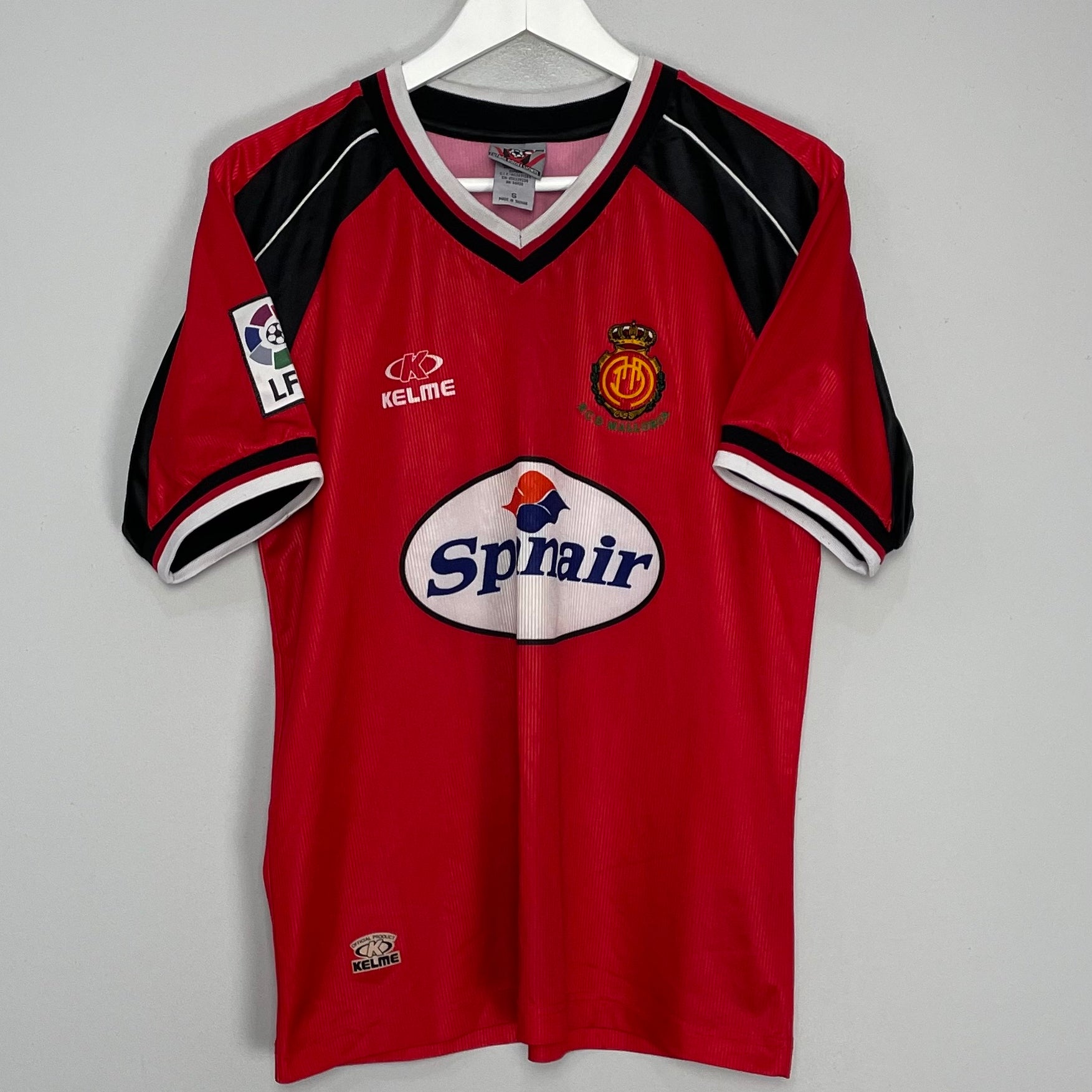 Shop 1999/00 REAL MALLORCA HOME SHIRT (S) KELME, classic football shirts, vintage football shirts & retro soccer jerseys at Cult Kits