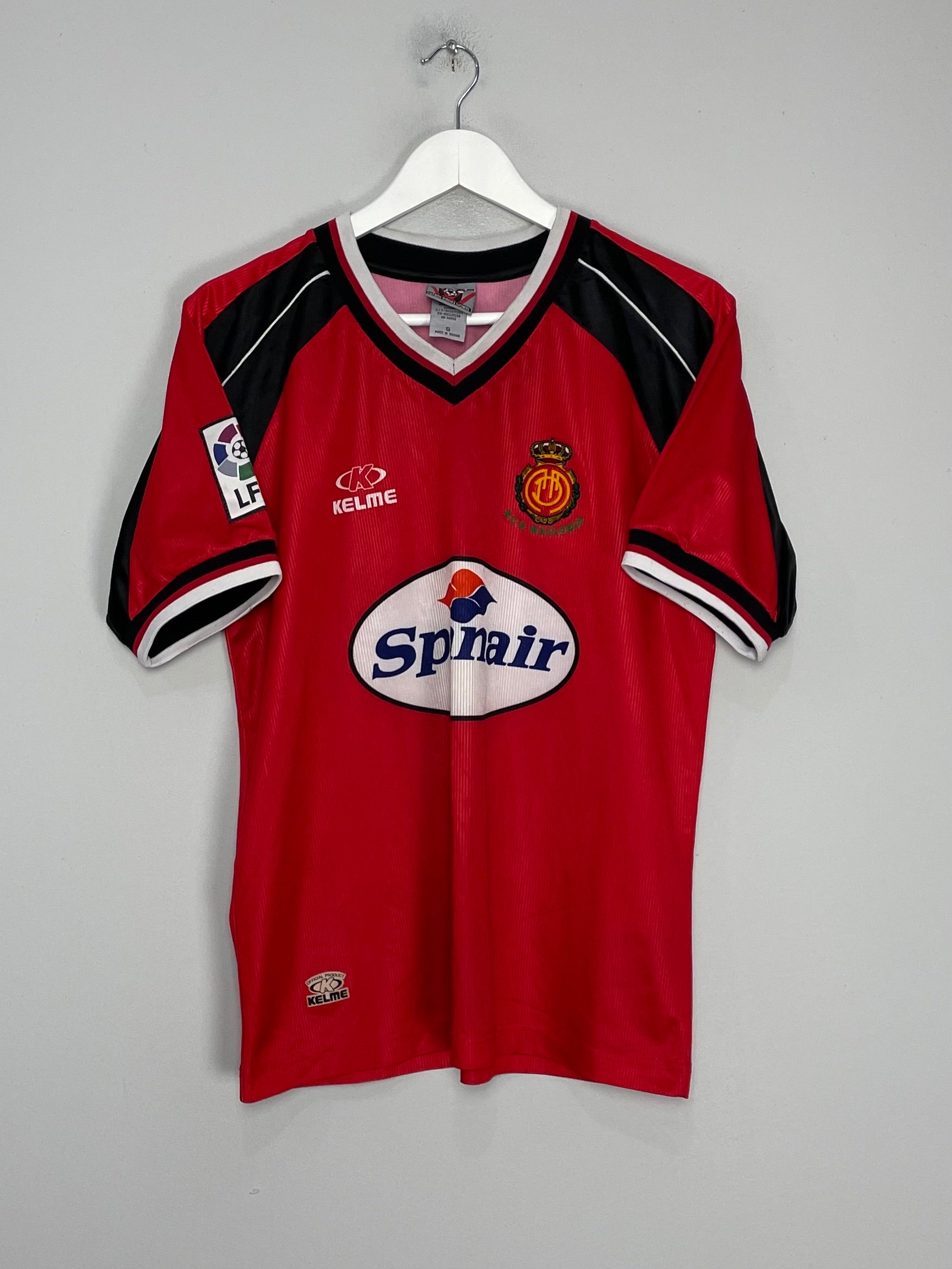 Shop 1999/00 REAL MALLORCA HOME SHIRT (S) KELME, classic football shirts, vintage football shirts & retro soccer jerseys at Cult Kits