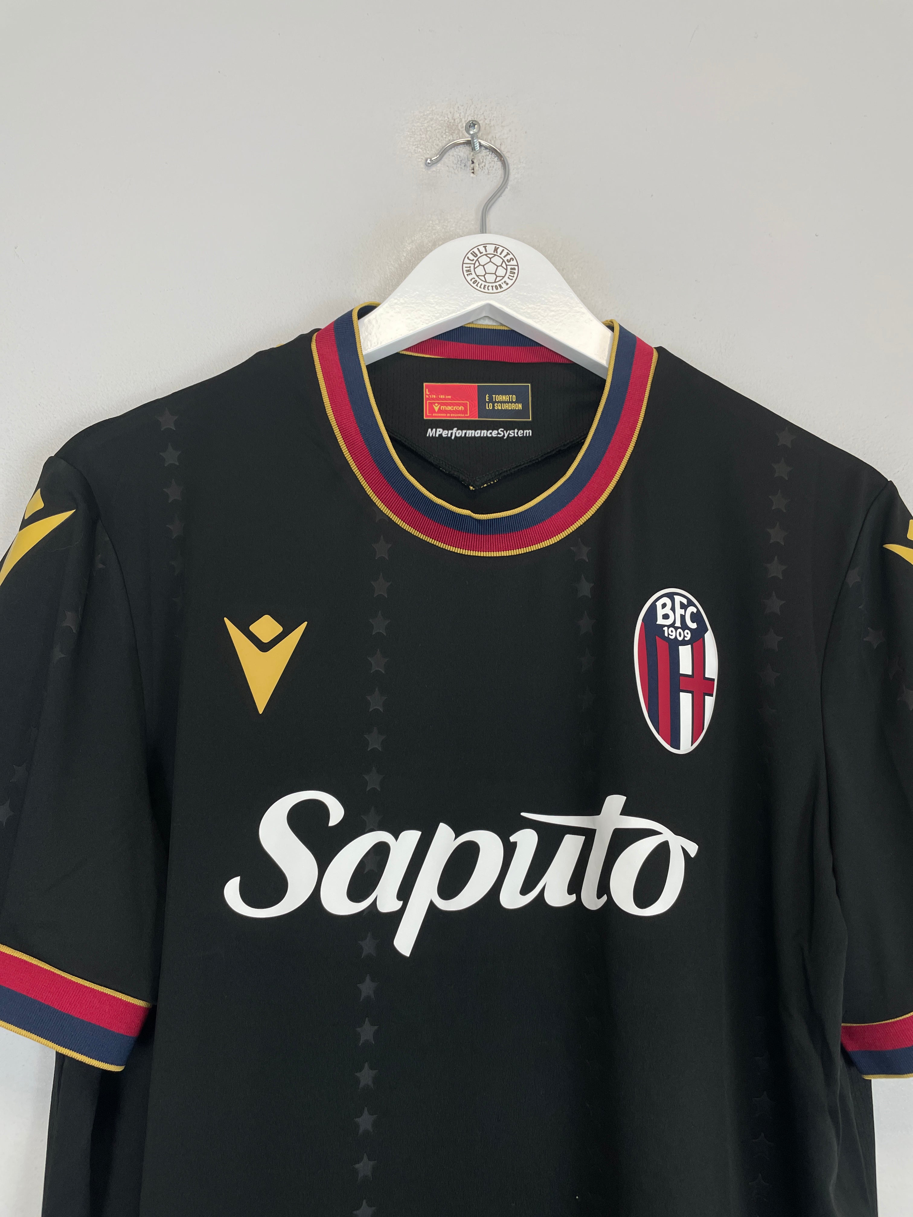 Shop 2024/25 BOLOGNA FOURTH SHIRT (L) MACRON, classic football shirts, vintage football shirts & retro soccer jerseys at Cult Kits