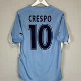 2001/02 LAZIO CRESPO #10 HOME SHIRT (L) PUMA