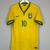 2014/15 BRAZIL NEYMAR JR #10 *AUTHENTIC* HOME SHIRT (L) NIKE