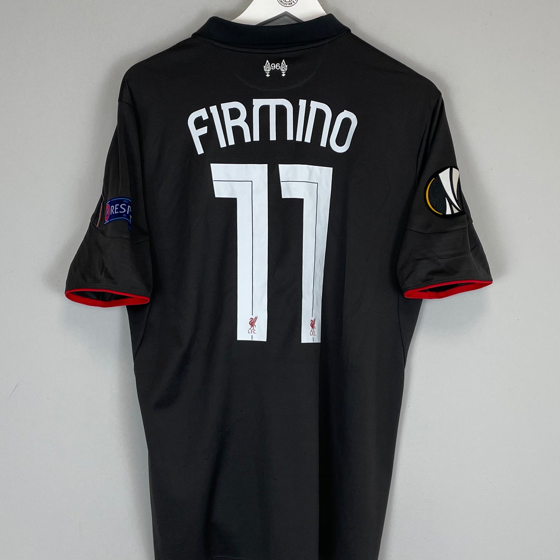 Shop 2015/16 LIVERPOOL FIRMINO #11 E/L THIRD SHIRT (L) NEW BALANCE, classic football shirts, vintage football shirts & retro soccer jerseys at Cult Kits