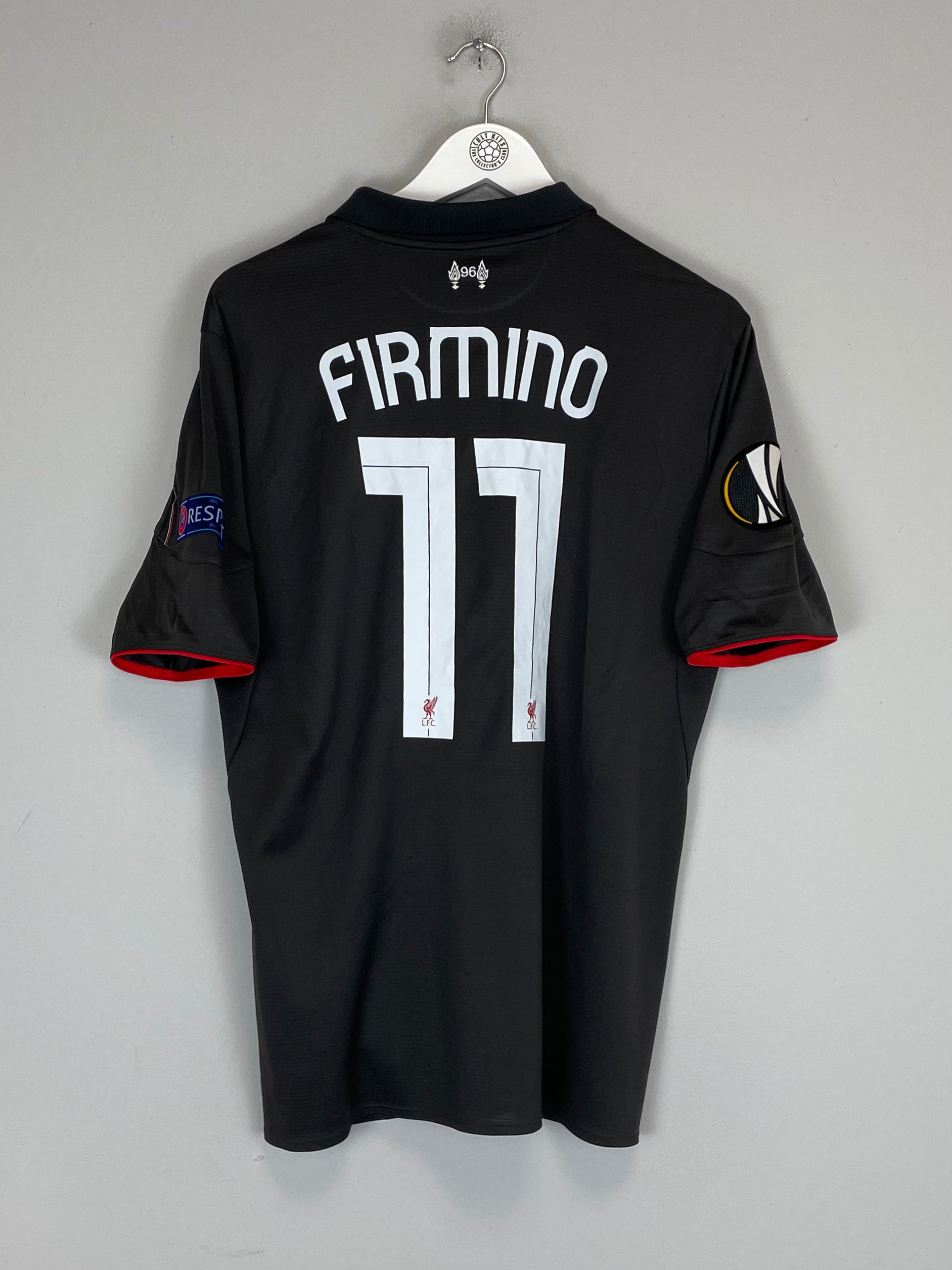Shop 2015/16 LIVERPOOL FIRMINO #11 E/L THIRD SHIRT (L) NEW BALANCE, classic football shirts, vintage football shirts & retro soccer jerseys at Cult Kits