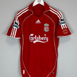 Shop 2006/08 LIVERPOOL ALONSO #14 HOME SHIRT (S) ADIDAS, classic football shirts, vintage football shirts & retro soccer jerseys at Cult Kits