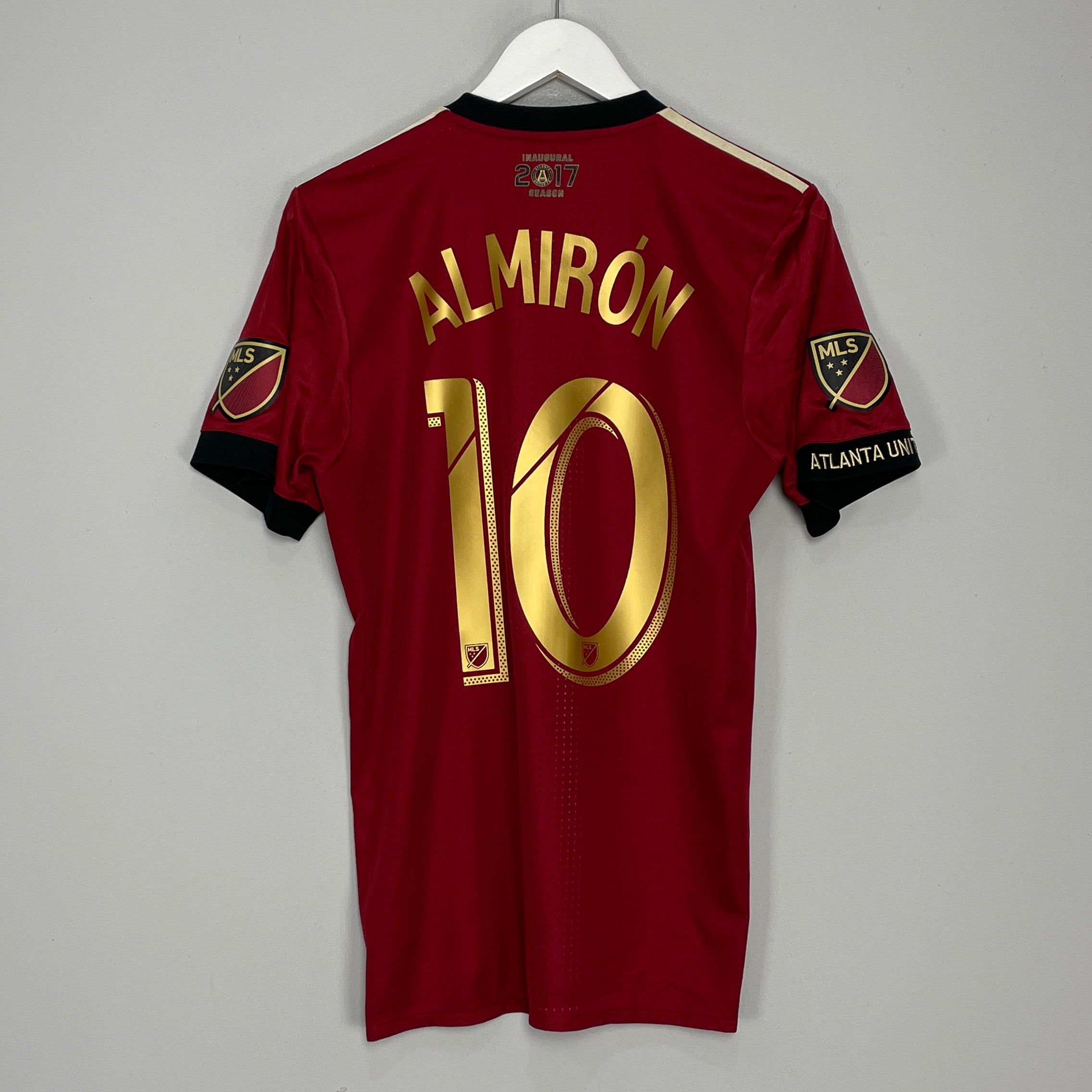 Shop 2016/17 ATLANTA UNITED ALMIRON #10 HOME SHIRT (M) ADIDAS, classic football shirts, vintage football shirts & retro soccer jerseys at Cult Kits