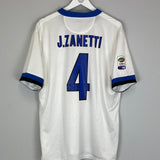 2013/14 INTER MILAN J.ZANETTI #4 AWAY SHIRT (XL) NIKE