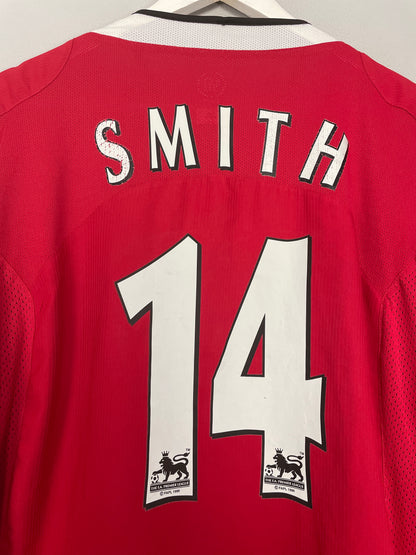 2004/06 MANCHESTER UNITED SMITH #14 HOME SHIRT (XL) NIKE