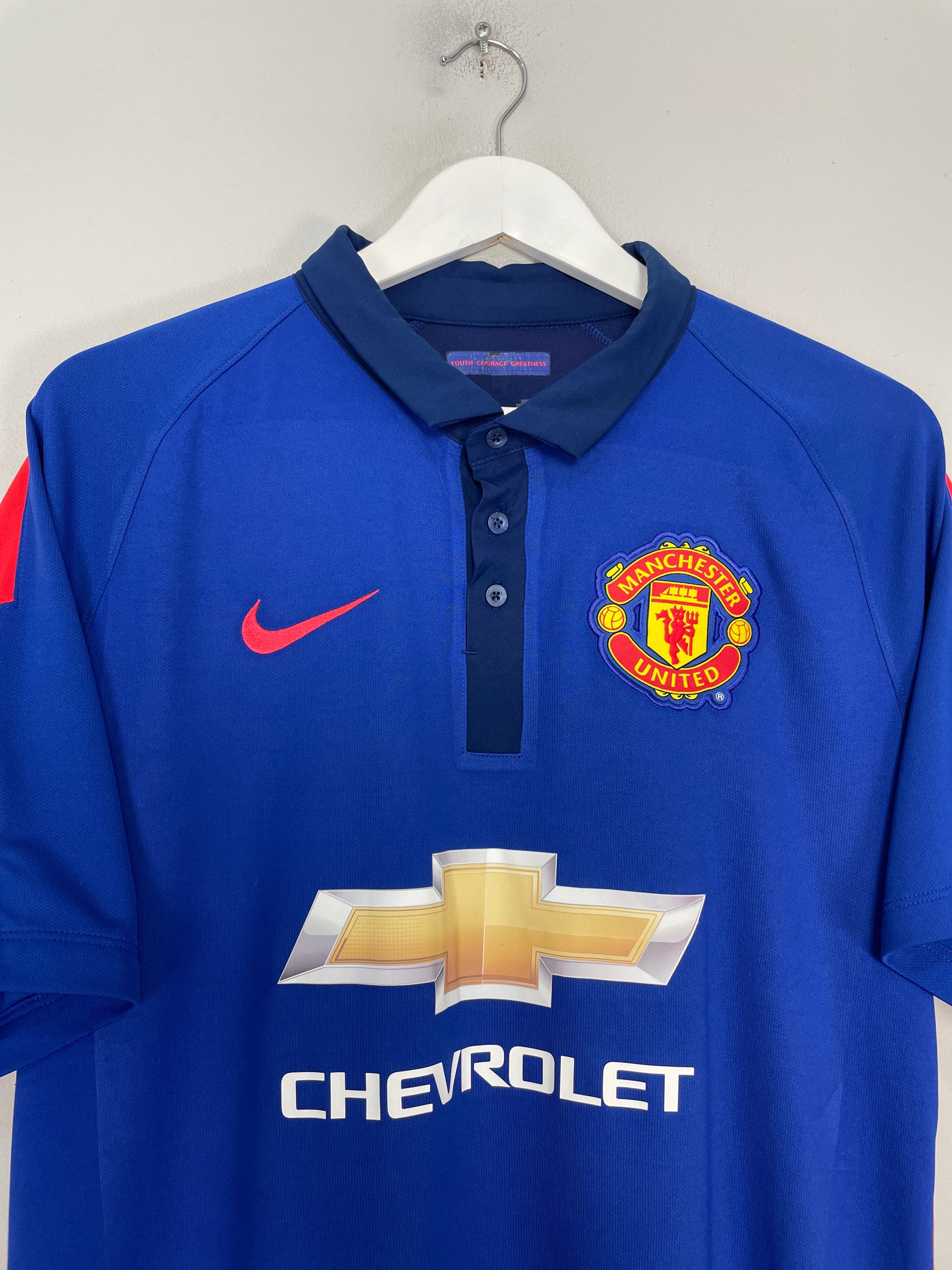 Shop 2014/15 MANCHESTER UNITED THIRD SHIRT (L) NIKE, classic football shirts, vintage football shirts & retro soccer jerseys at Cult Kits