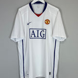 2008/10 MANCHESTER UNITED RONALDO #7 AWAY SHIRT (XXL) NIKE