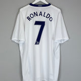 2008/10 MANCHESTER UNITED RONALDO #7 AWAY SHIRT (XXL) NIKE