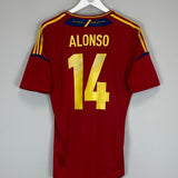 2012/13 SPAIN ALONSO #14 HOME SHIRT (M) ADIDAS