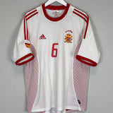 2002/04 SPAIN HIERRO #6 AWAY SHIRT (L) ADIDAS