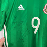 2016/17 MEXICO R.JIMENEZ #9 *PLAYER ISSUE* SIGNED HOME SHIRT (L) ADIDAS